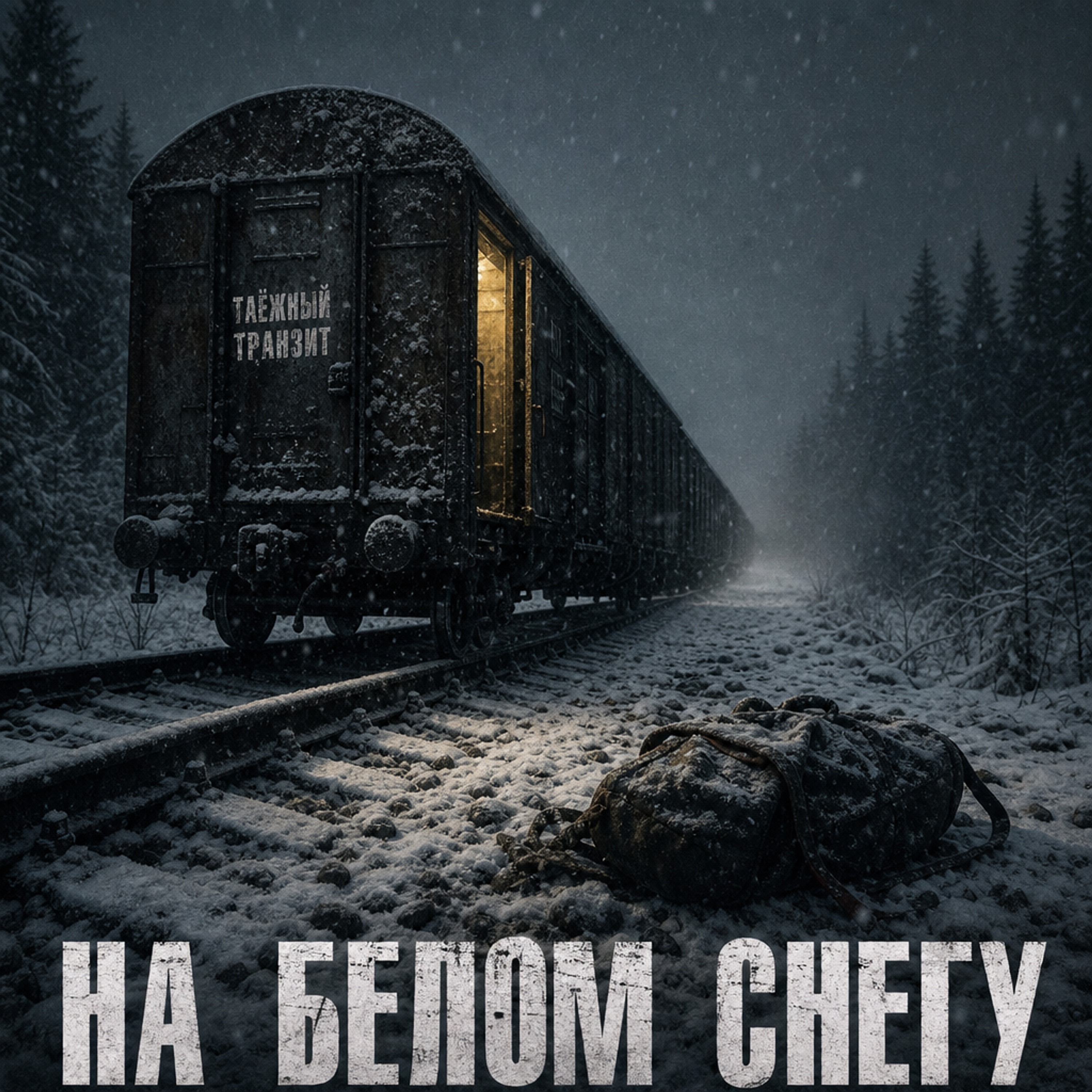 Таежный транзит — На белом снегу