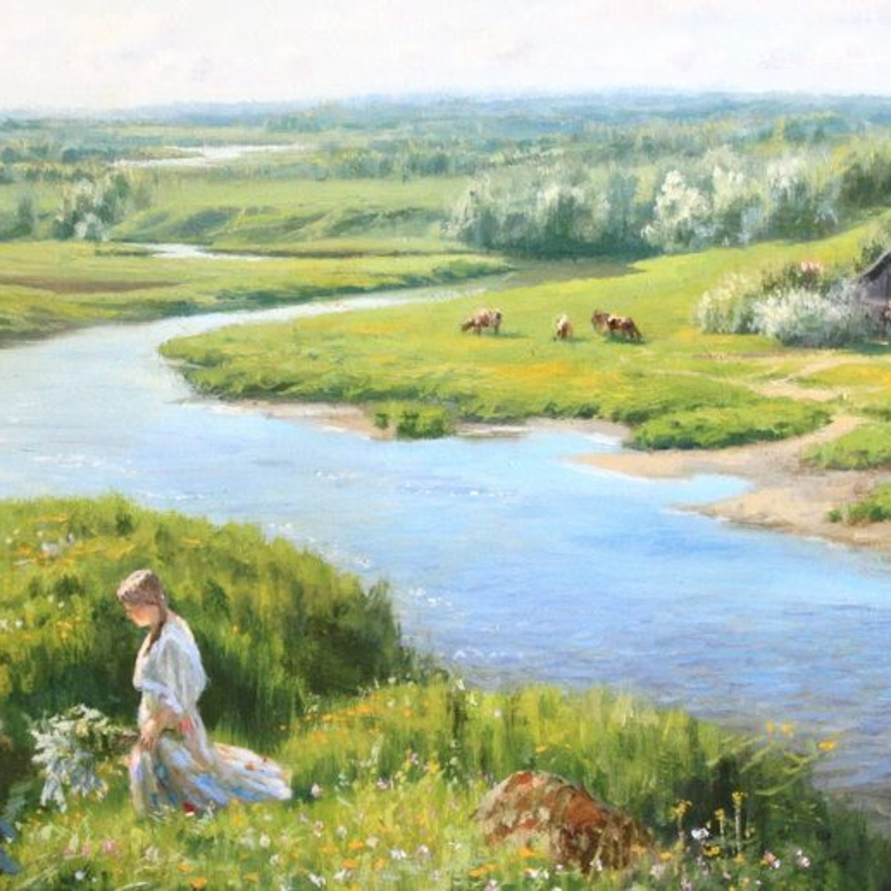 Васильковая — В деревню